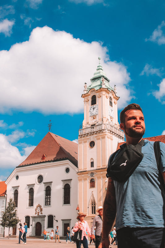 Kirche in Bratislava auf dem Marktplatz