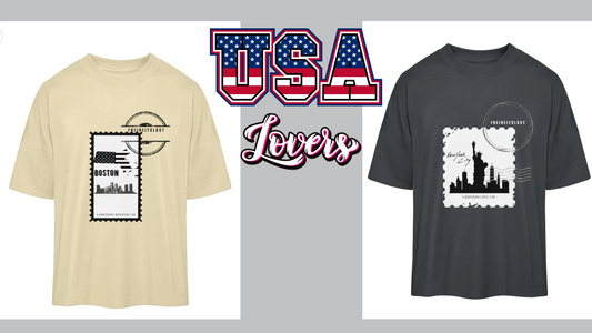 Boston und New York T-shirts