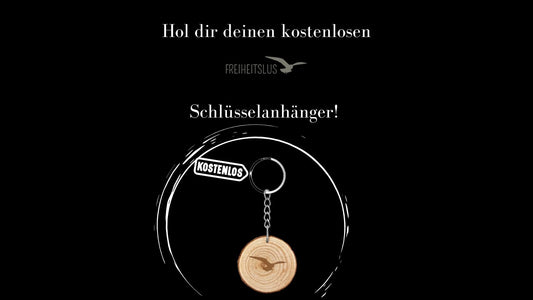 kostenloser Schlüsselanhänger mit Lasergravur