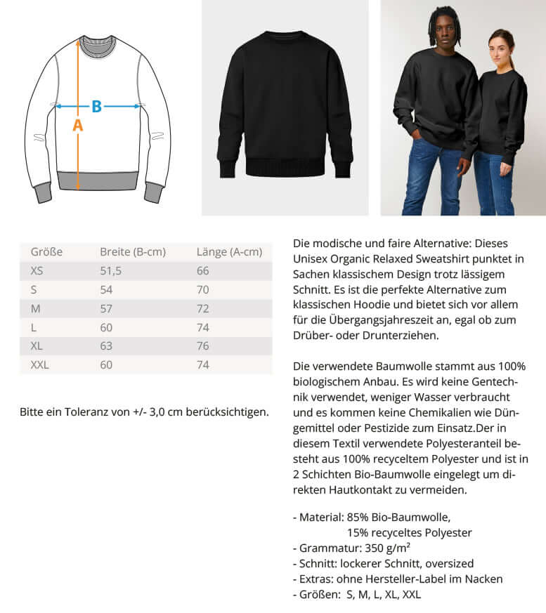 Passgröße Pullover