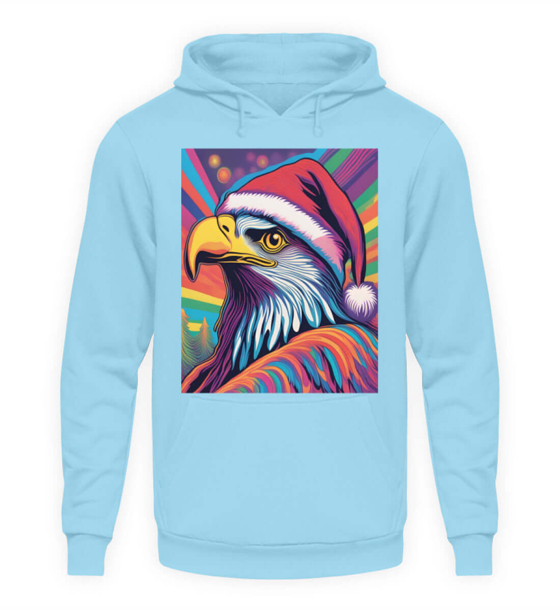 Weihnachten Kapuzenpullover Blau