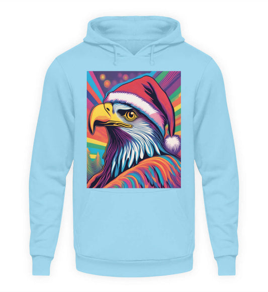 Weihnachten Kapuzenpullover Blau