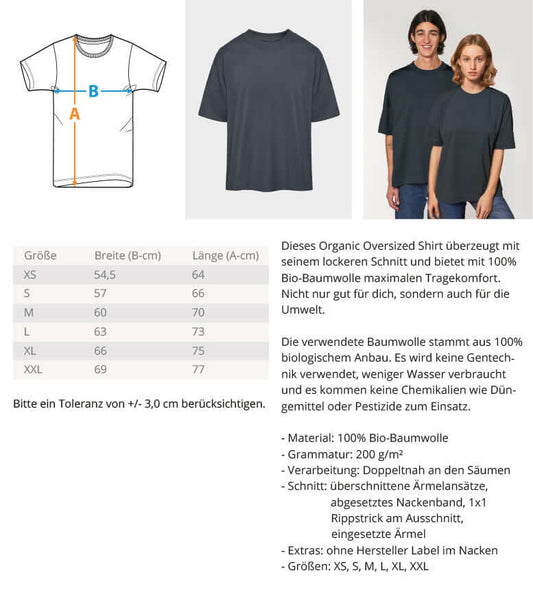 Asien Weltenbummler Briefmarken Shirt Größenangabe