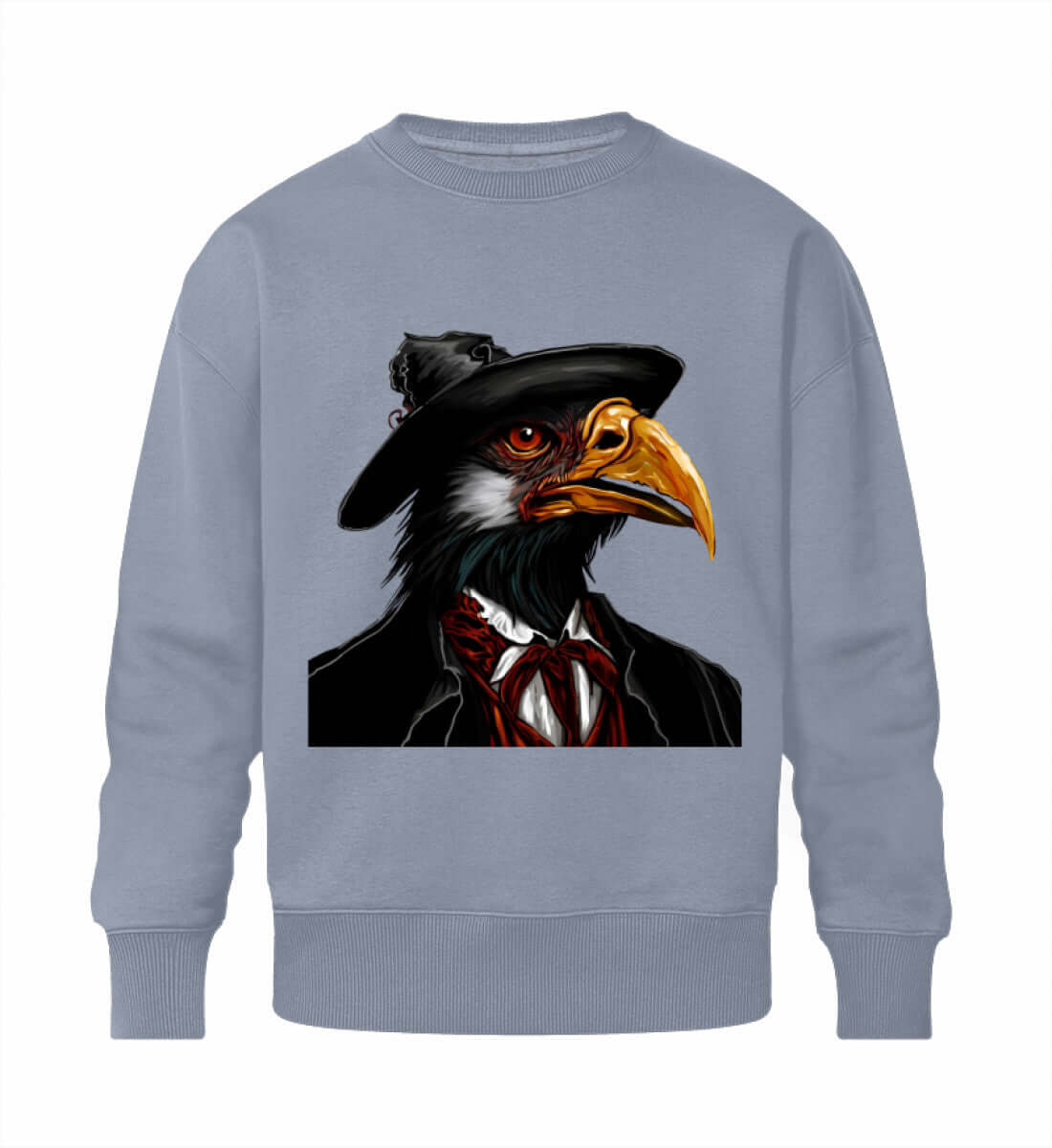 Gruseliges Motiv auf Pullover