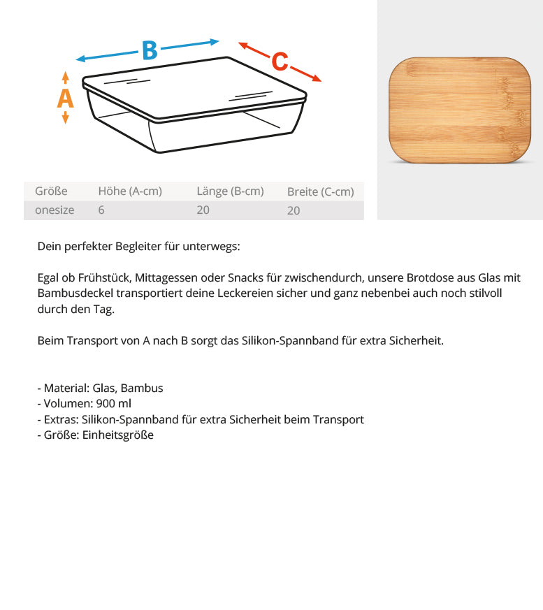 Camping Brotbox Produktdetails