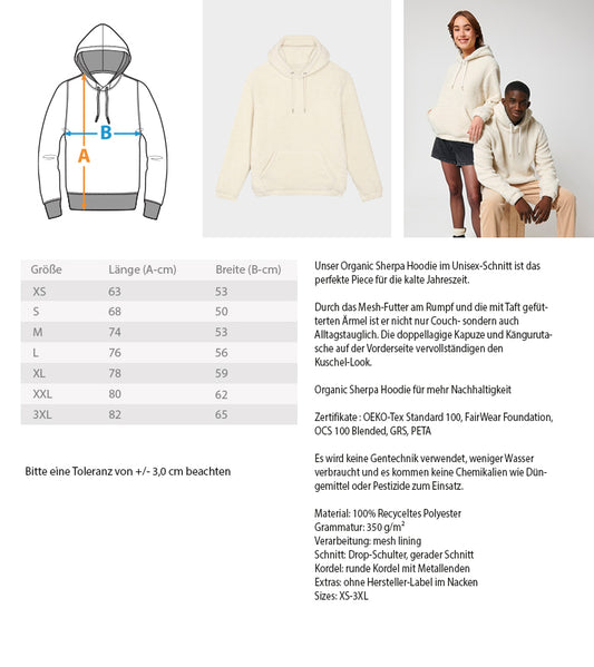 Teddy Pullover Größentabelle