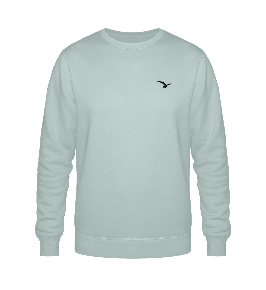 Caribbean Blue-Sweatshirt Logo Brust