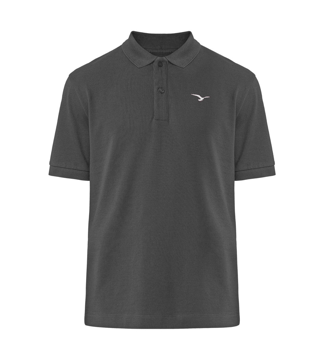 Anthracite-Polo Shirt men Logo  Adler