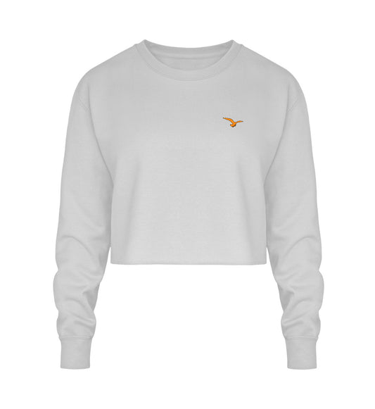 Crop Shirt grau Adler Logo