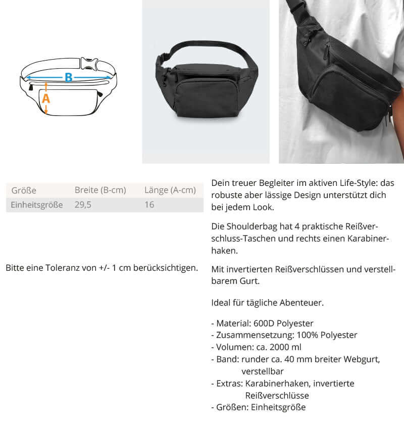 Bauchtasche Funktionen