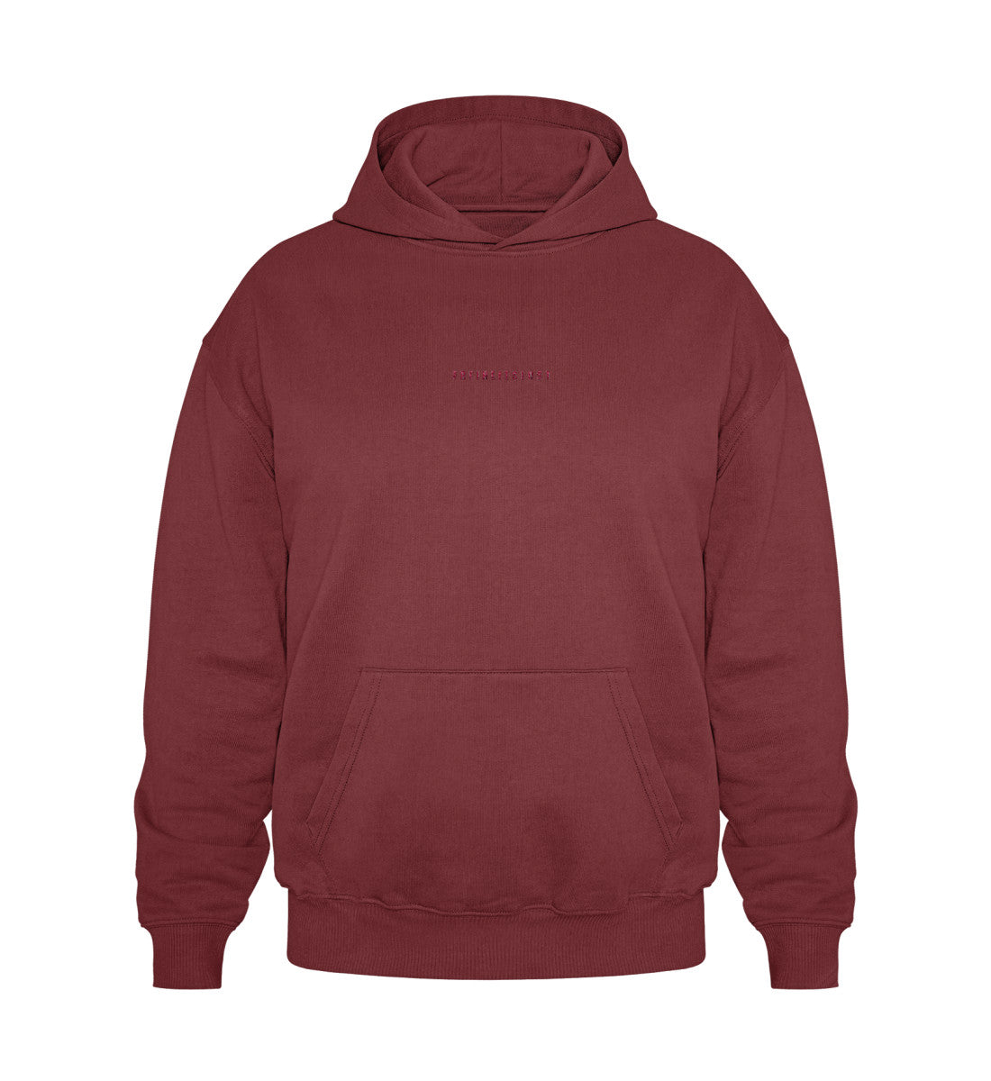 roter Kapuzenpullover