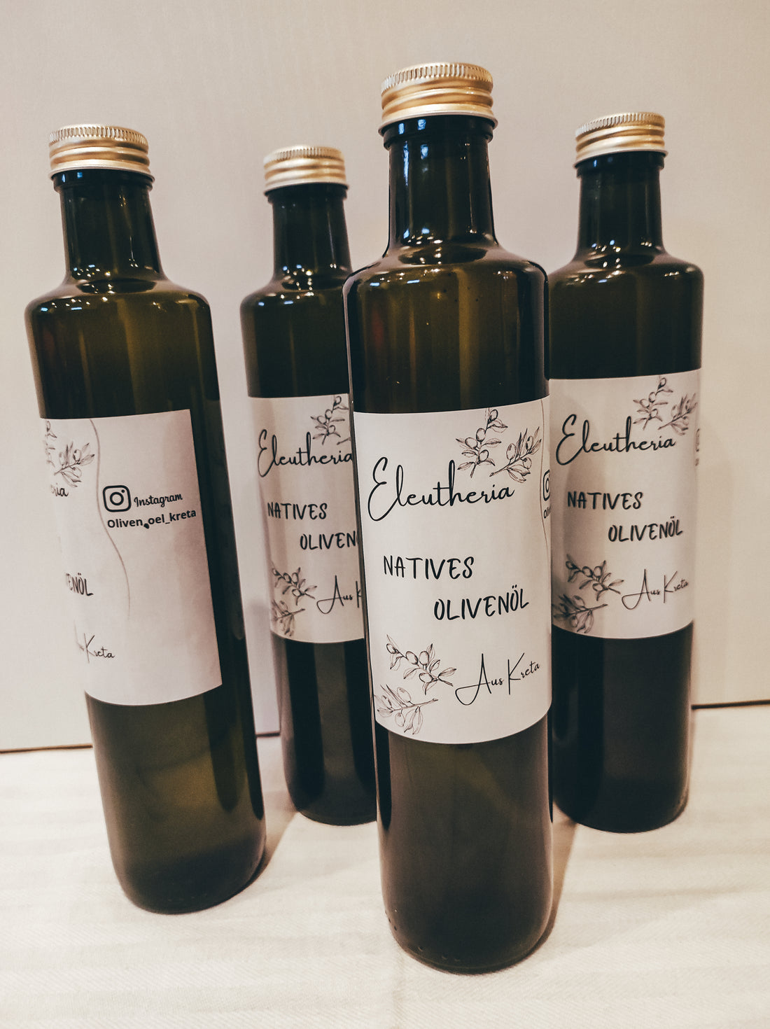 Unser erster Partner: Olivenöl-Hersteller Eleutheria!