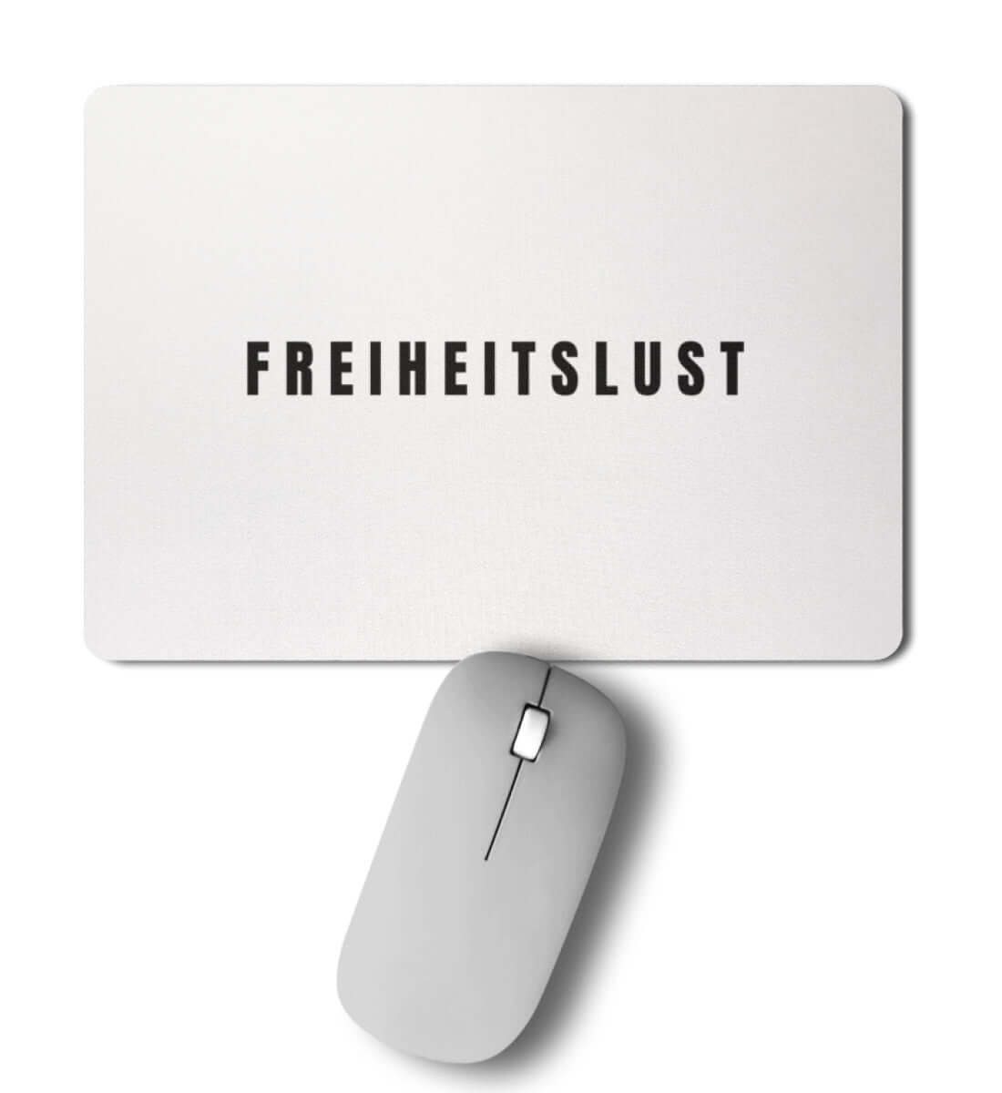 Freelancer Mousepad, remote unterwegs mit Freiheitslust.