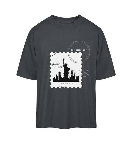 New York City Stamp Shirt Freiheitsstaue Briefmarke