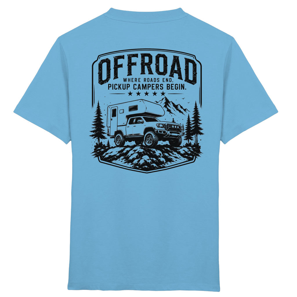 Offroad Camper Kids T-Shirt - Where Roads End