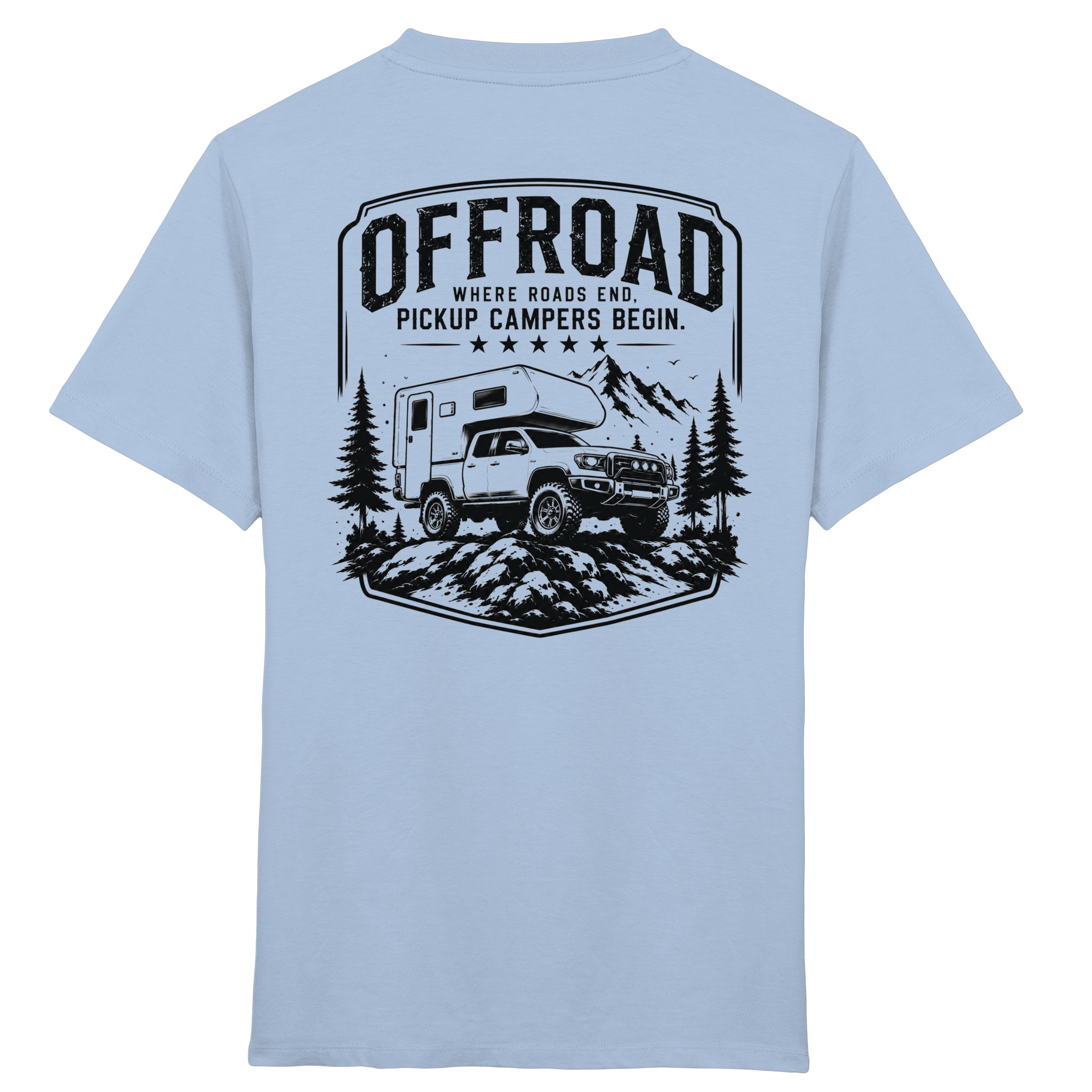 Offroad Camper Kids T-Shirt - Where Roads End