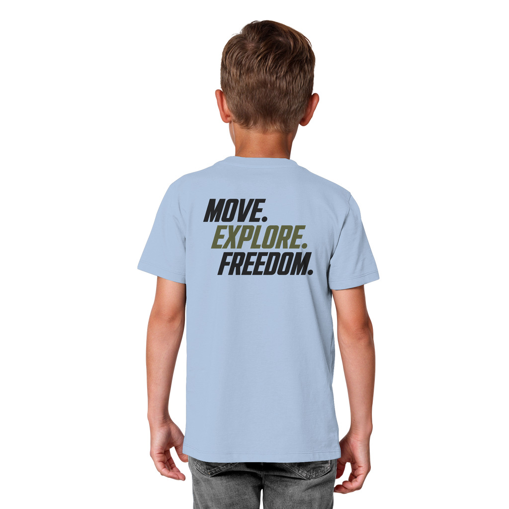 Kids T-Shirt - Move.Explore.Freedom
