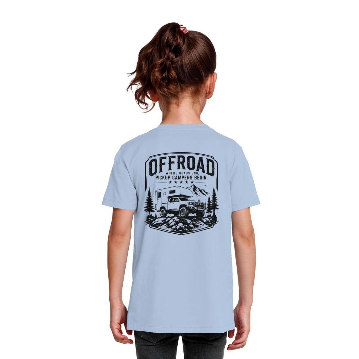 Offroad Camper Kids T-Shirt - Where Roads End