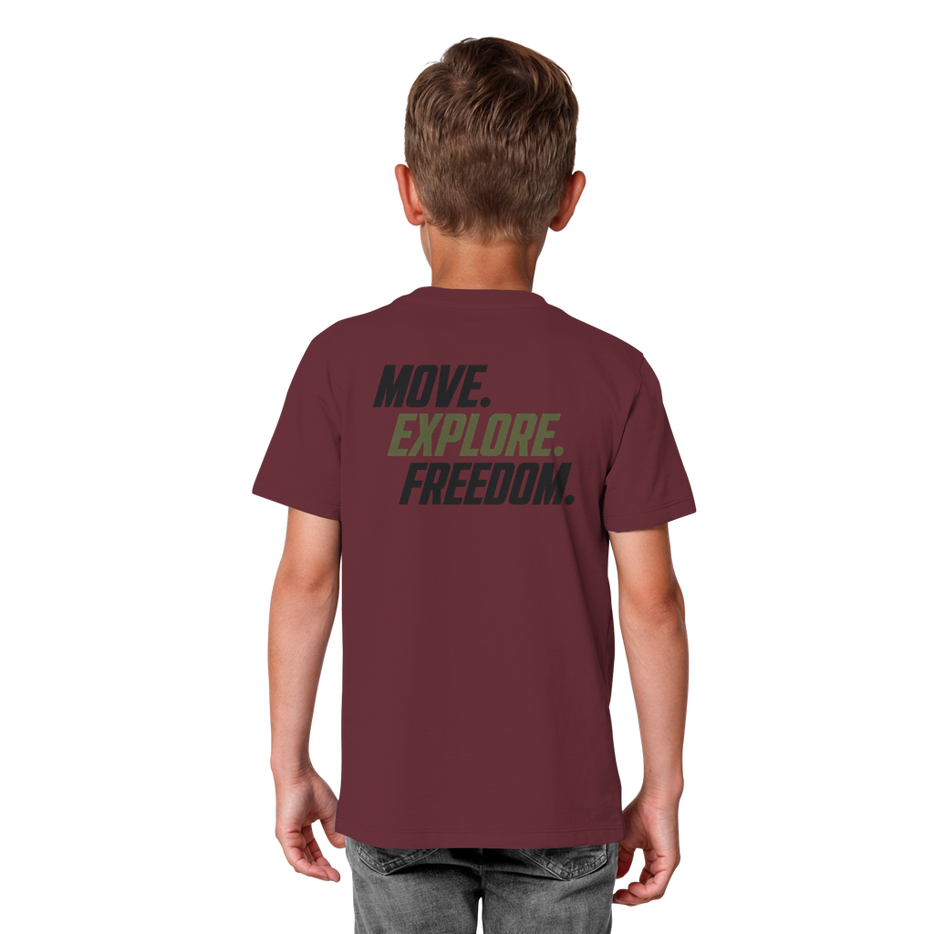 Kids T-Shirt - Move.Explore.Freedom