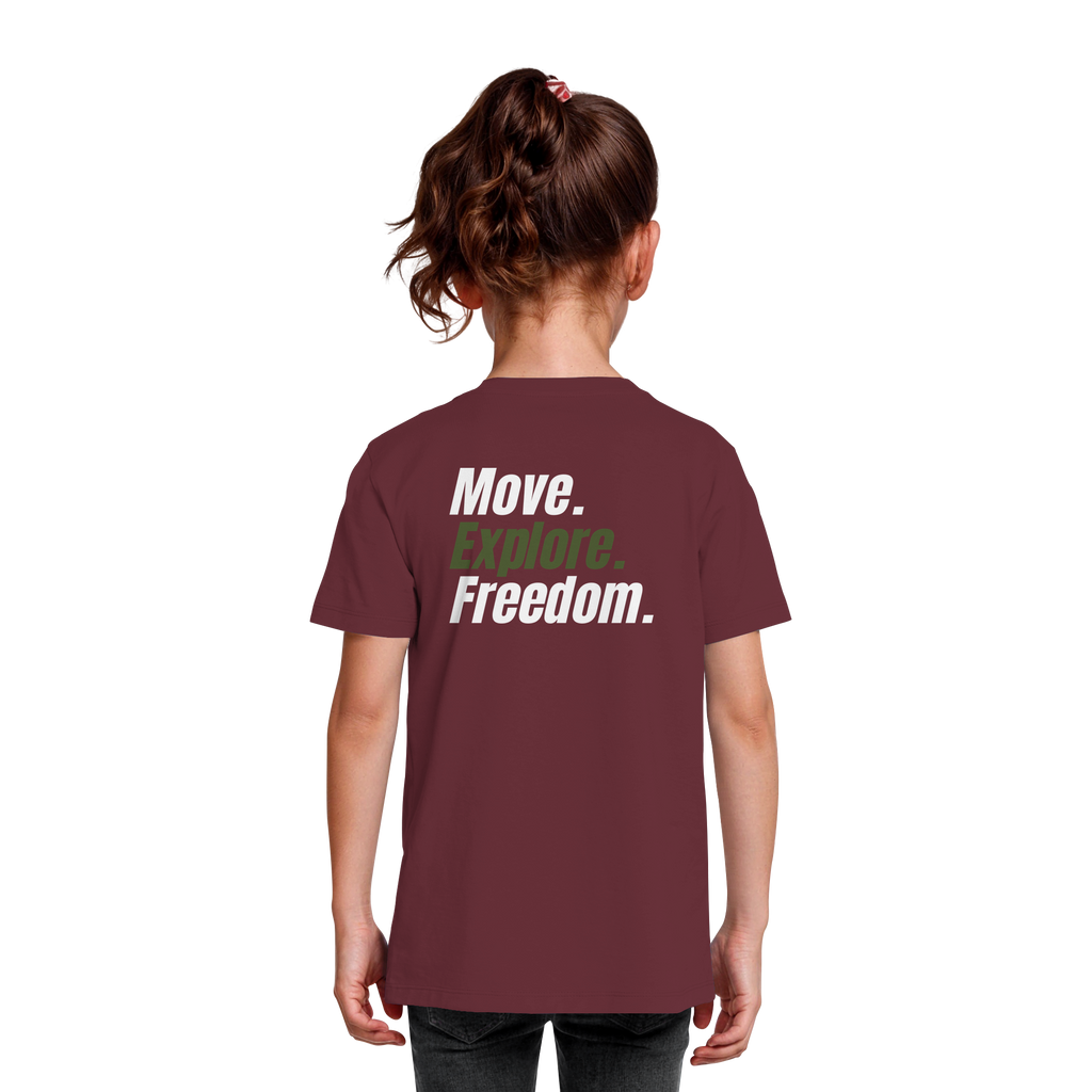 Kids T-Shirt - Move.Explore.Freedom