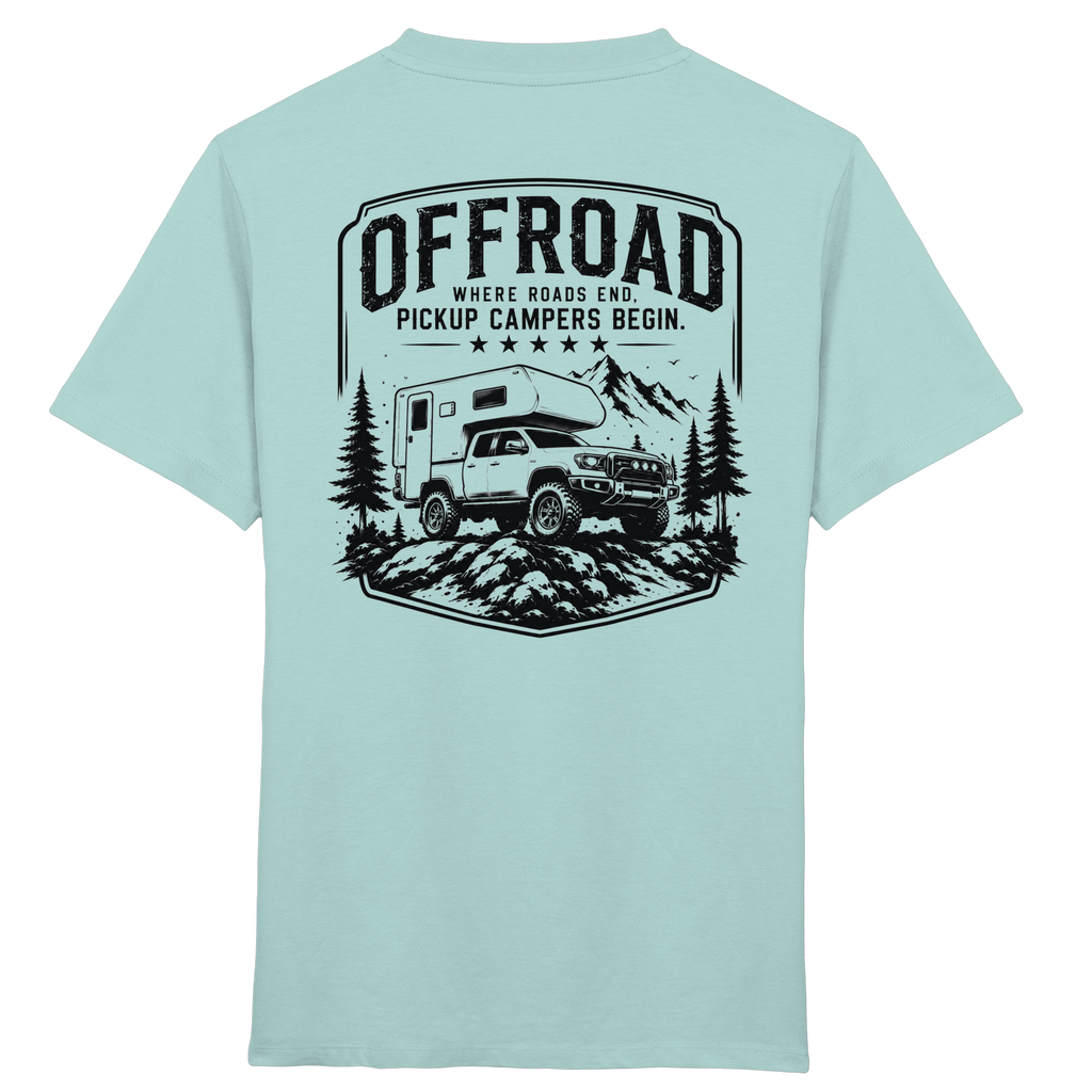 Offroad Camper Kids T-Shirt - Where Roads End