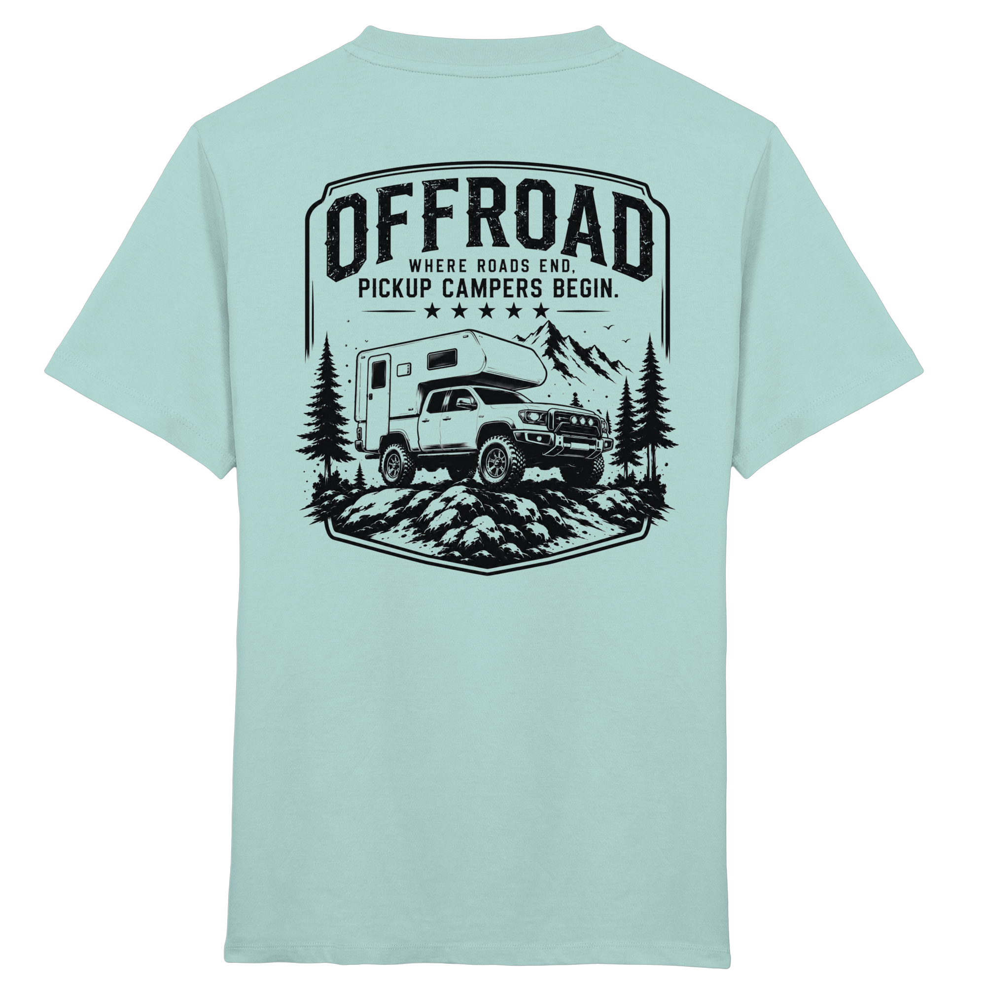 Offroad Camper Kids T-Shirt - Where Roads End