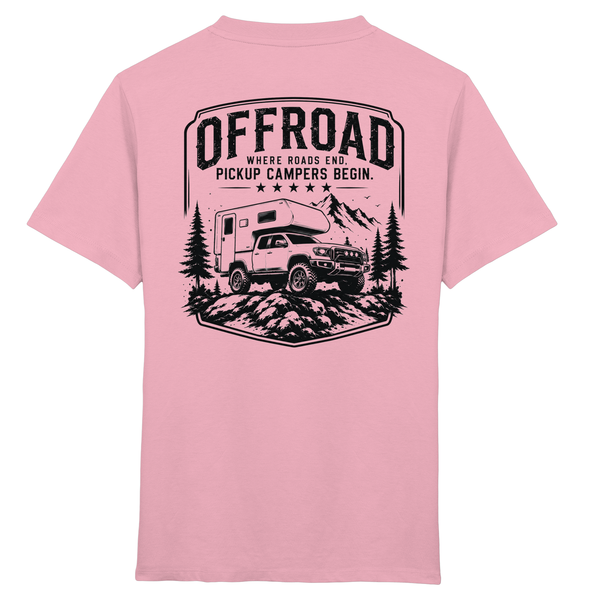 Offroad Camper Kids T-Shirt - Where Roads End