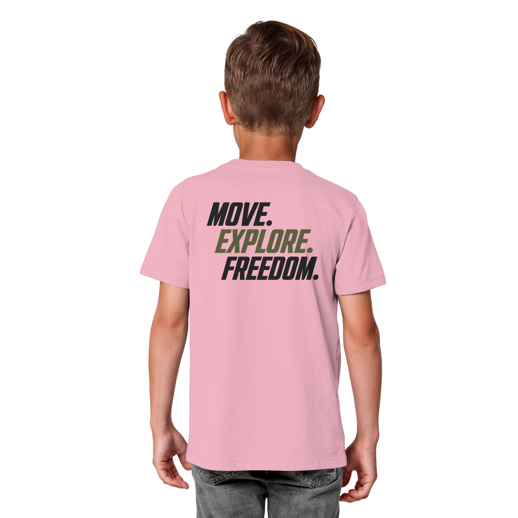 Kids T-Shirt - Move.Explore.Freedom