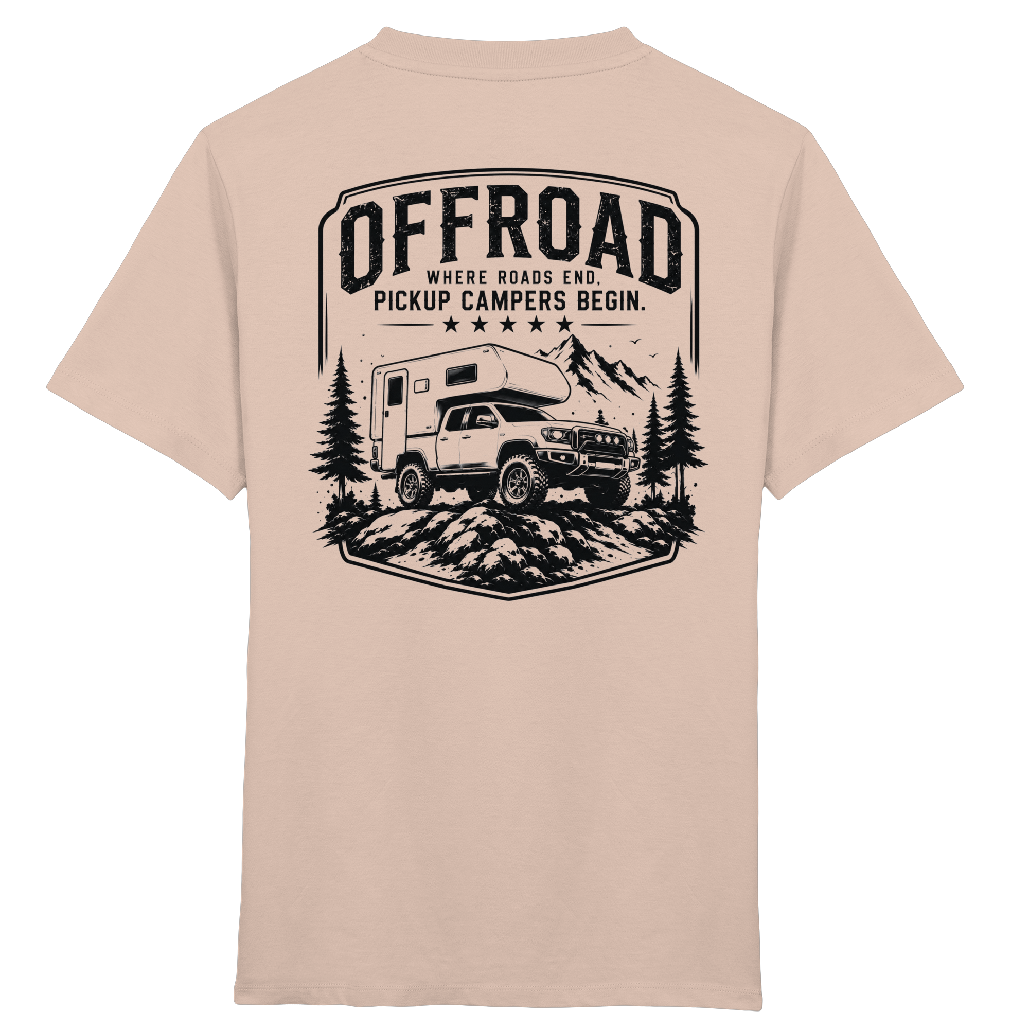 Offroad Camper Kids T-Shirt - Where Roads End