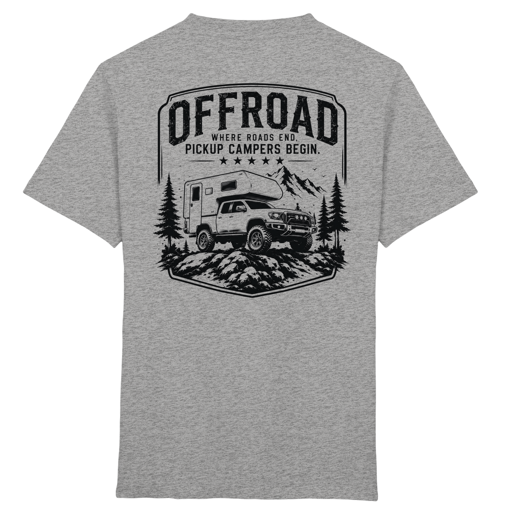 Offroad Camper Kids T-Shirt - Where Roads End