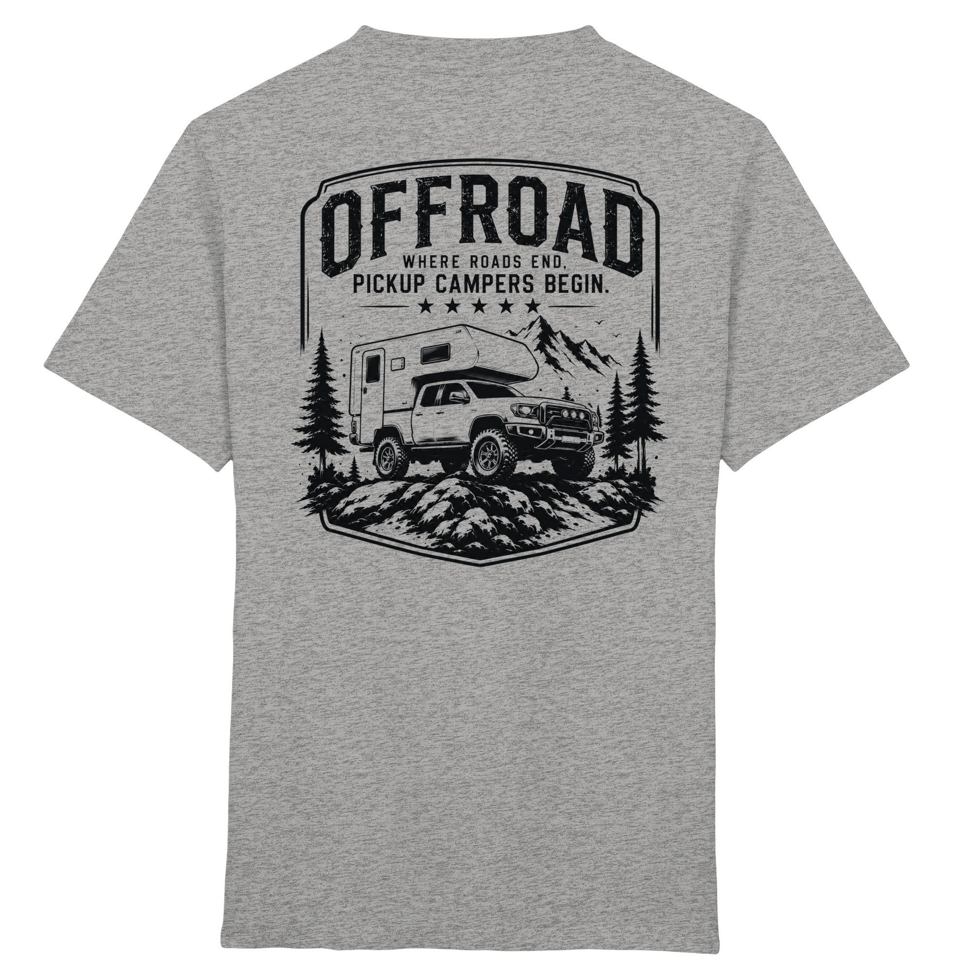 Offroad Camper Kids T-Shirt - Where Roads End