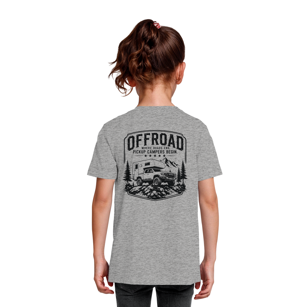 Offroad Camper Kids T-Shirt - Where Roads End