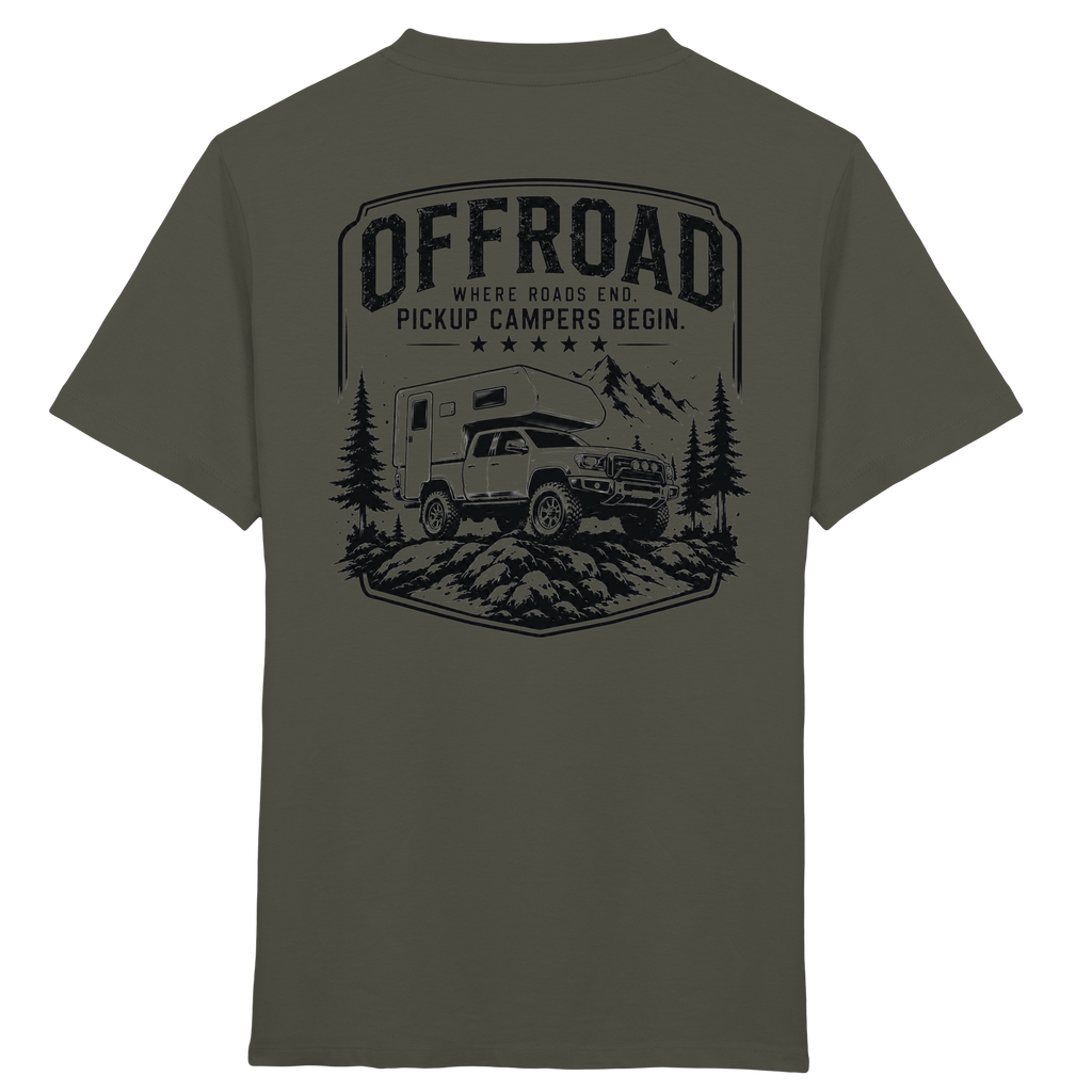 Offroad Camper Kids T-Shirt - Where Roads End