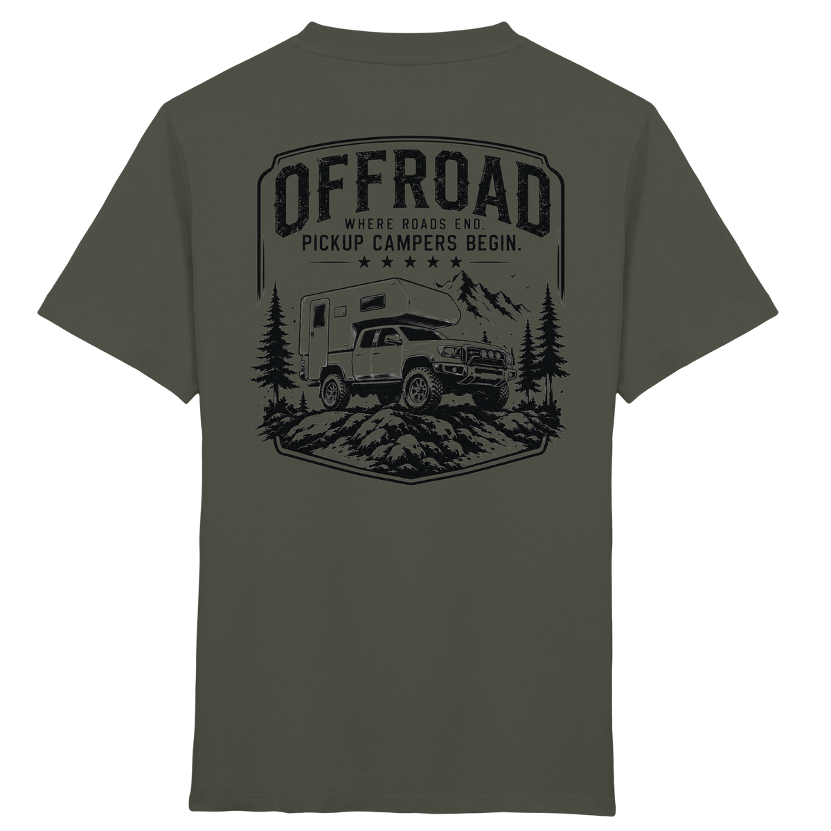 Offroad Camper Kids T-Shirt - Where Roads End