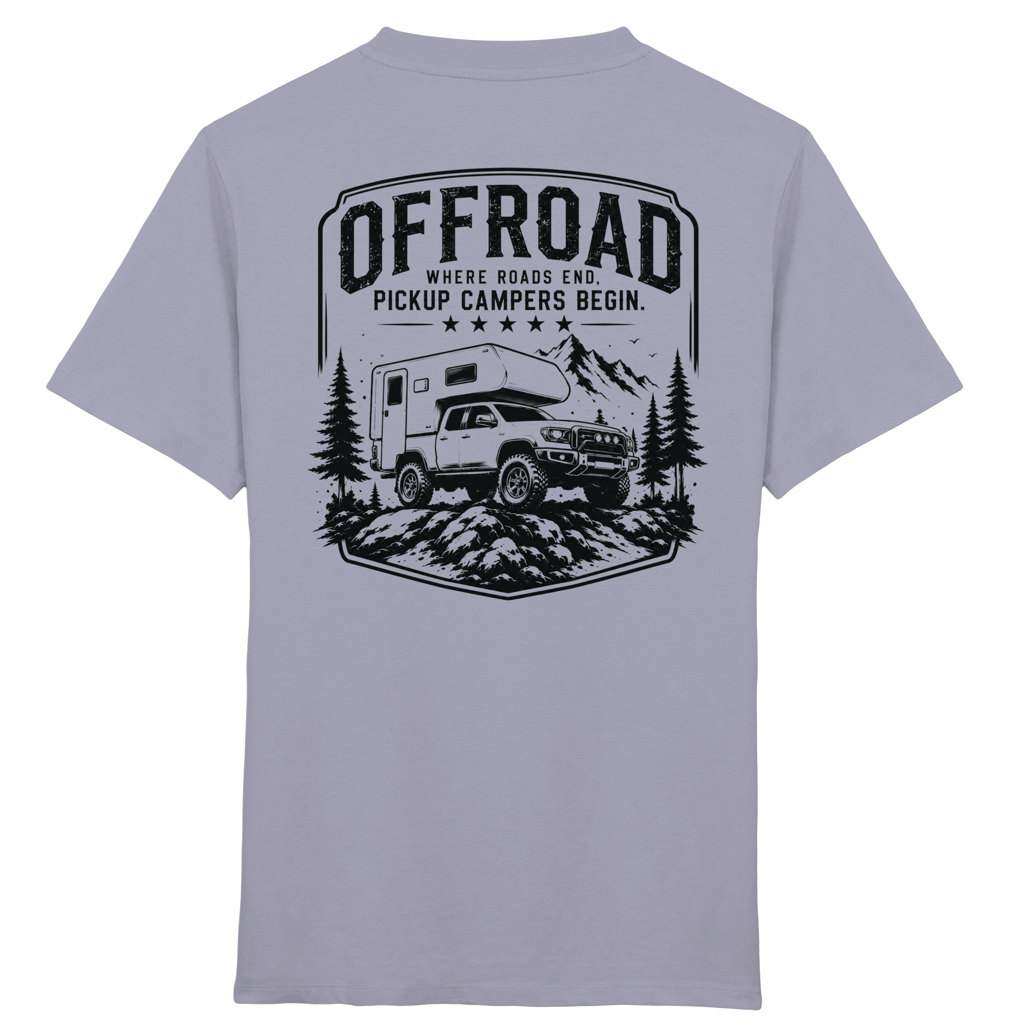Offroad Camper Kids T-Shirt - Where Roads End