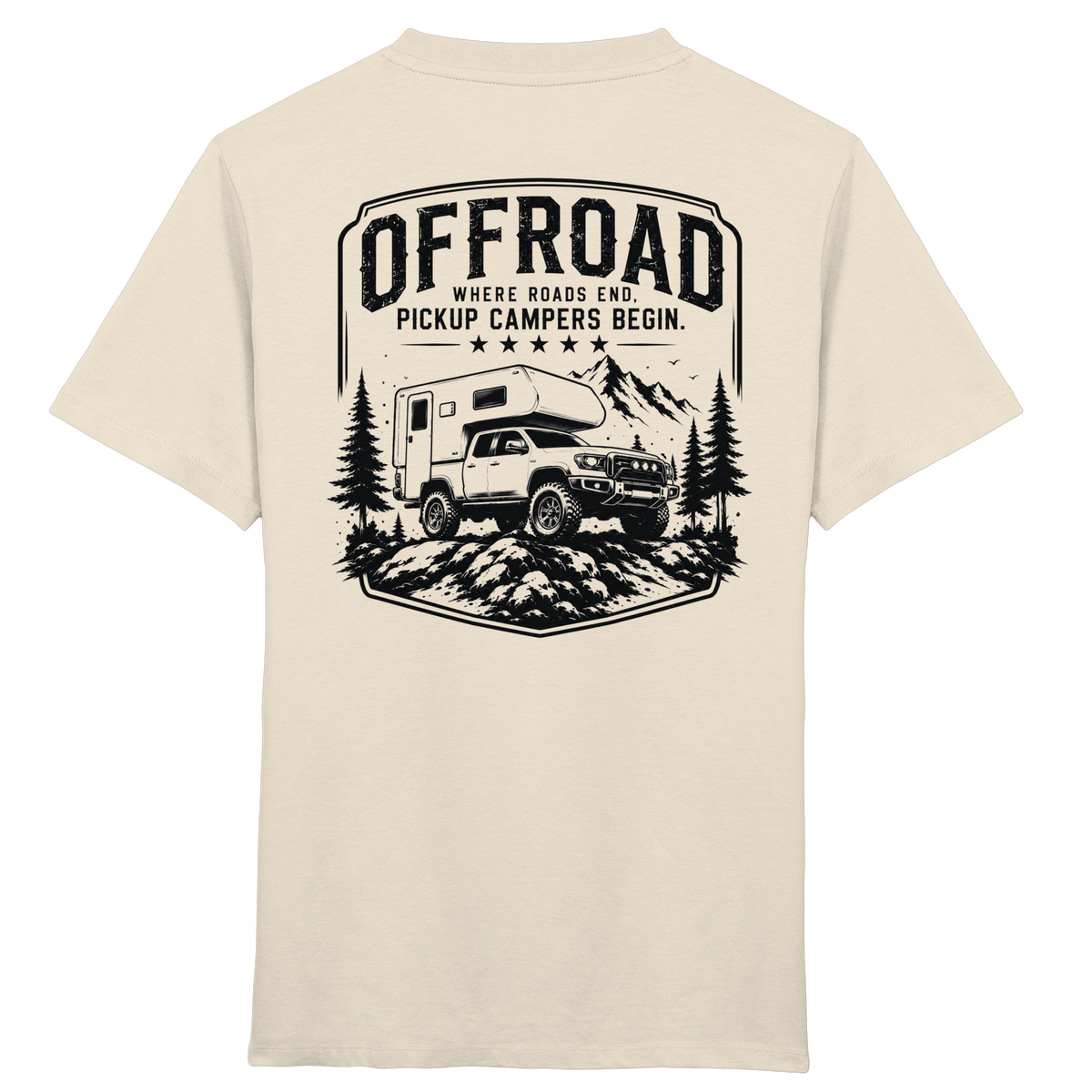 Offroad Camper Kids T-Shirt - Where Roads End