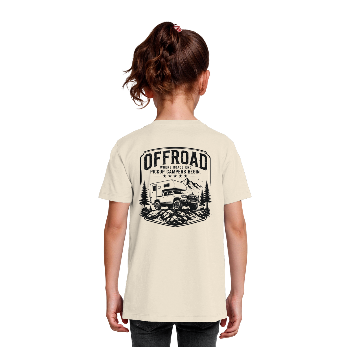 Offroad Camper Kids T-Shirt - Where Roads End