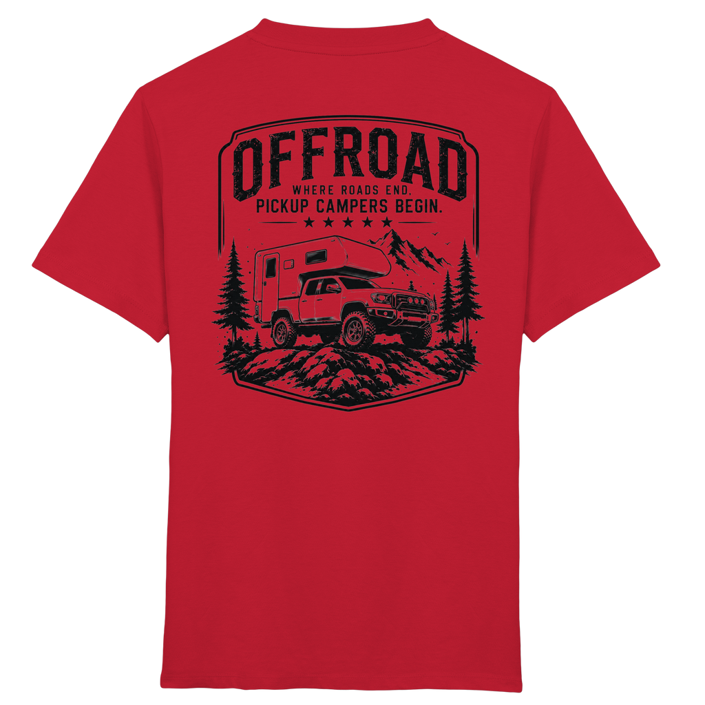 Offroad Camper Kids T-Shirt - Where Roads End