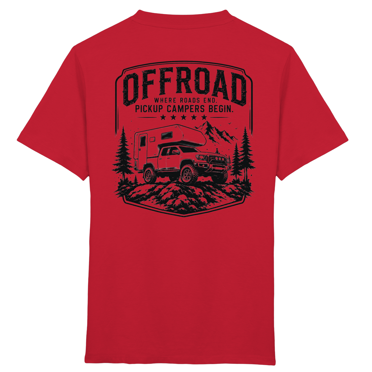 Offroad Camper Kids T-Shirt - Where Roads End