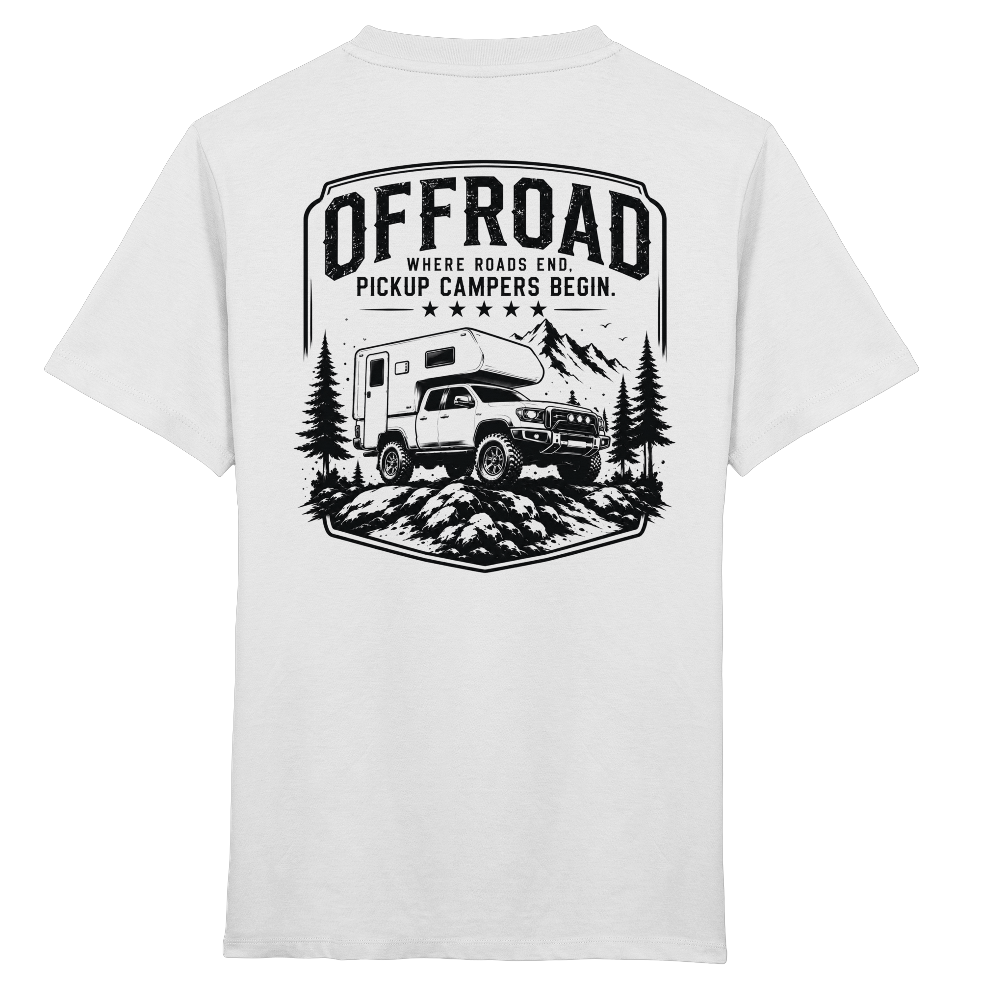 Offroad Camper Kids T-Shirt - Where Roads End