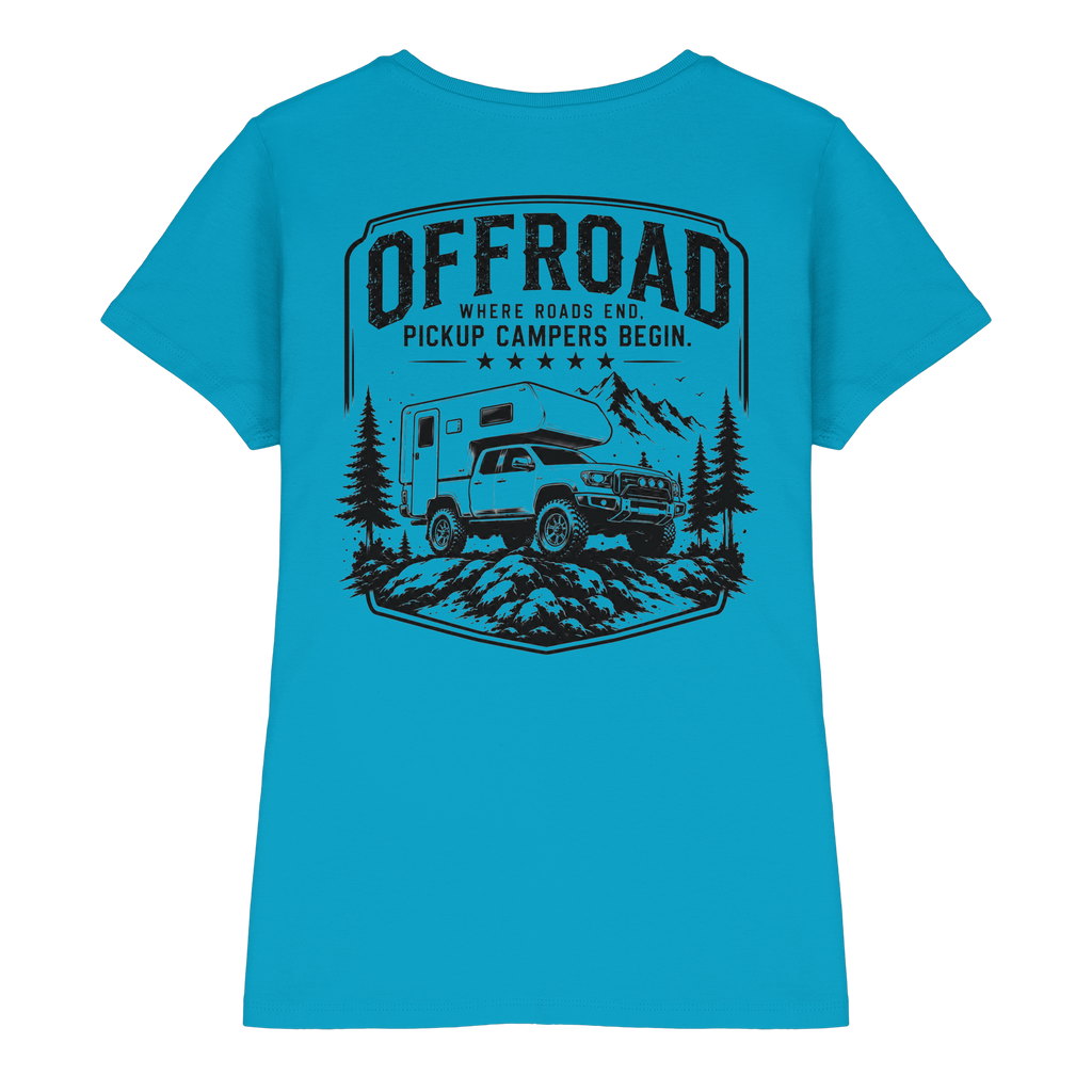 Offroad Camper Damen Shirt - Where Roads End