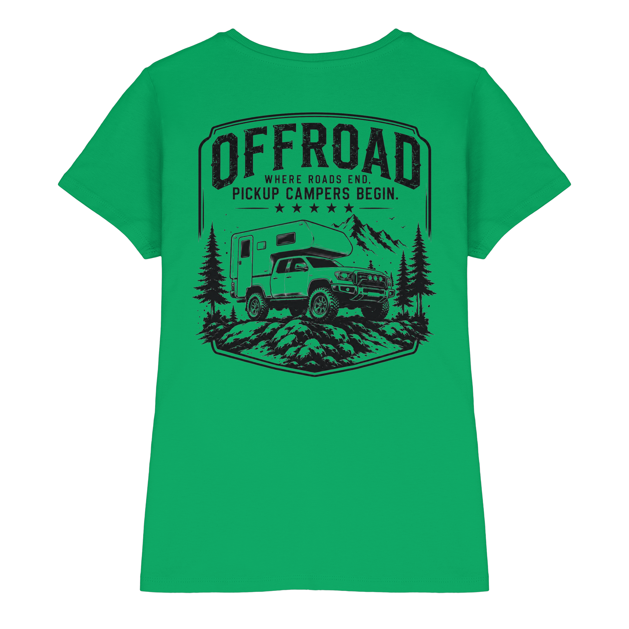 Offroad Camper Damen Shirt - Where Roads End