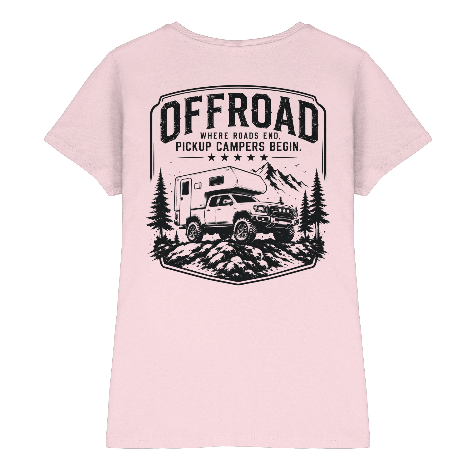 Offroad Camper Damen Shirt - Where Roads End