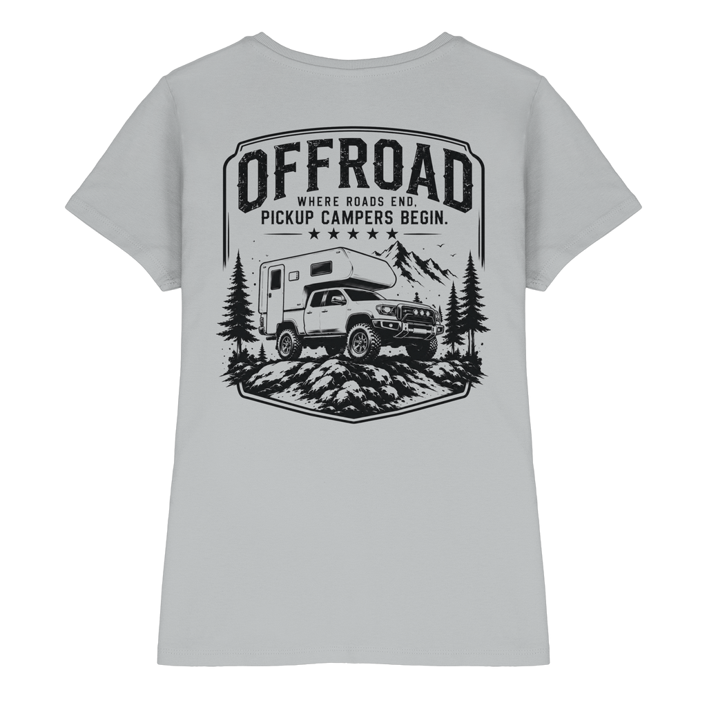 Offroad Camper Damen Shirt - Where Roads End