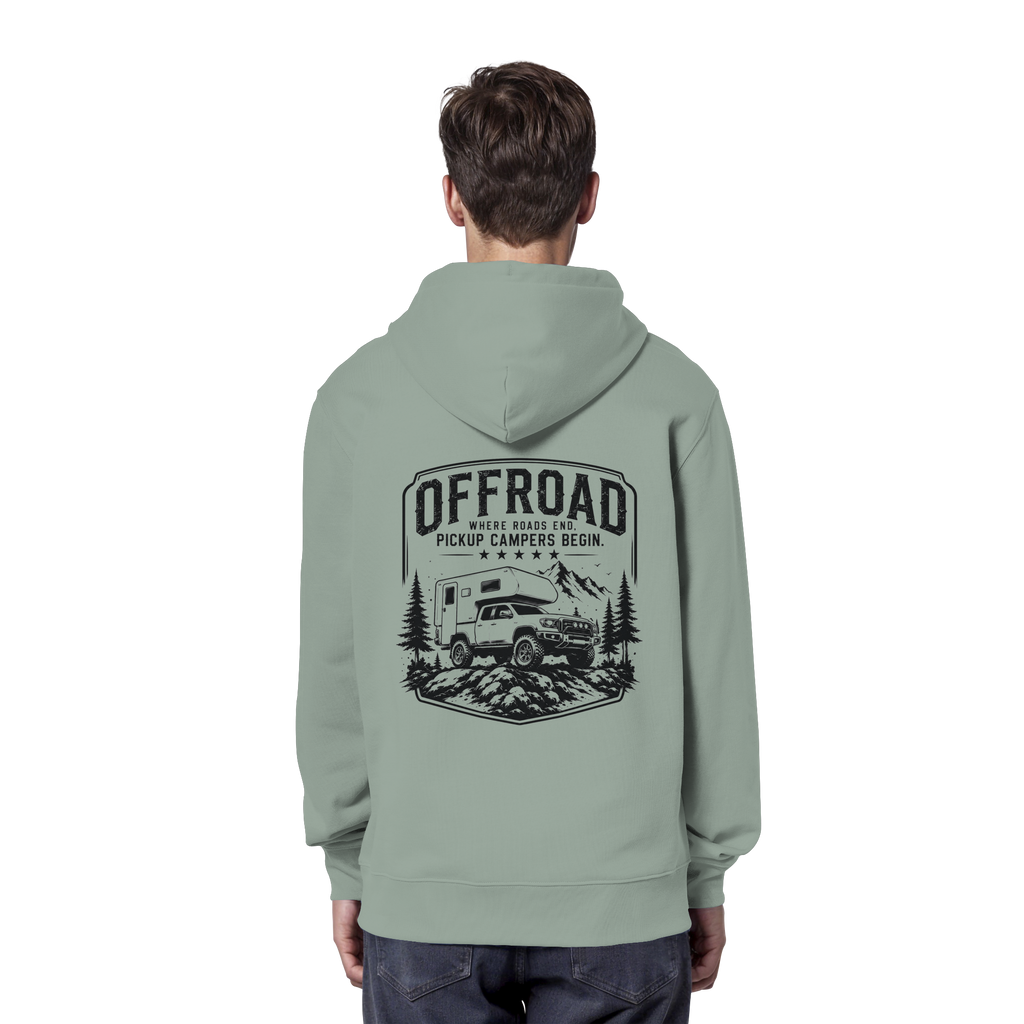 Offroad Camper Unisex Hoodie - Where Roads End