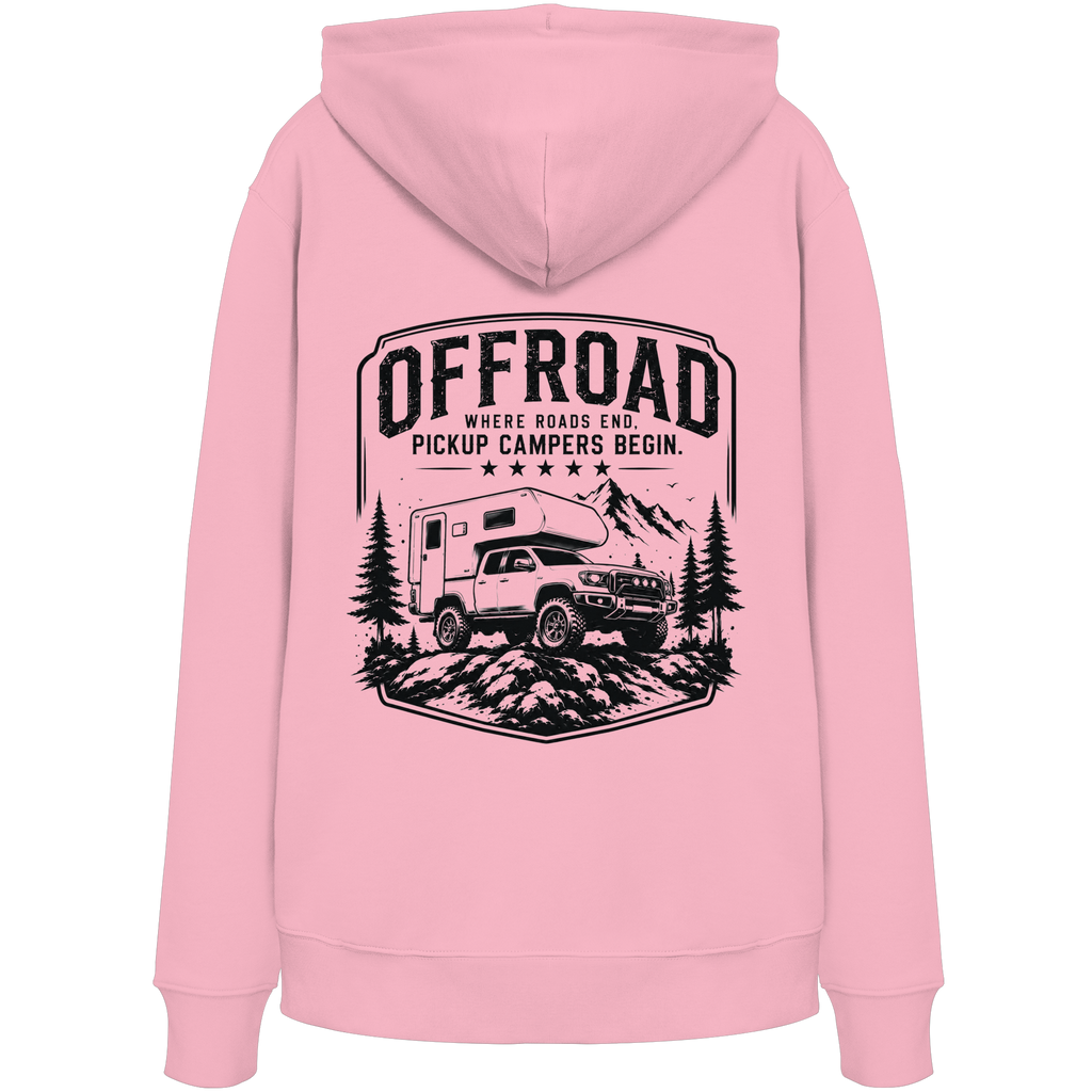 Offroad Camper Unisex Hoodie - Where Roads End