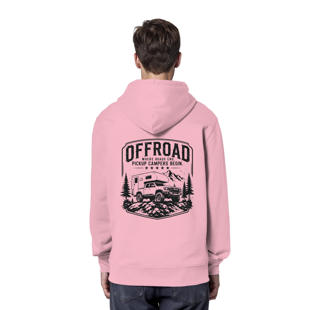 Offroad Camper Unisex Hoodie - Where Roads End