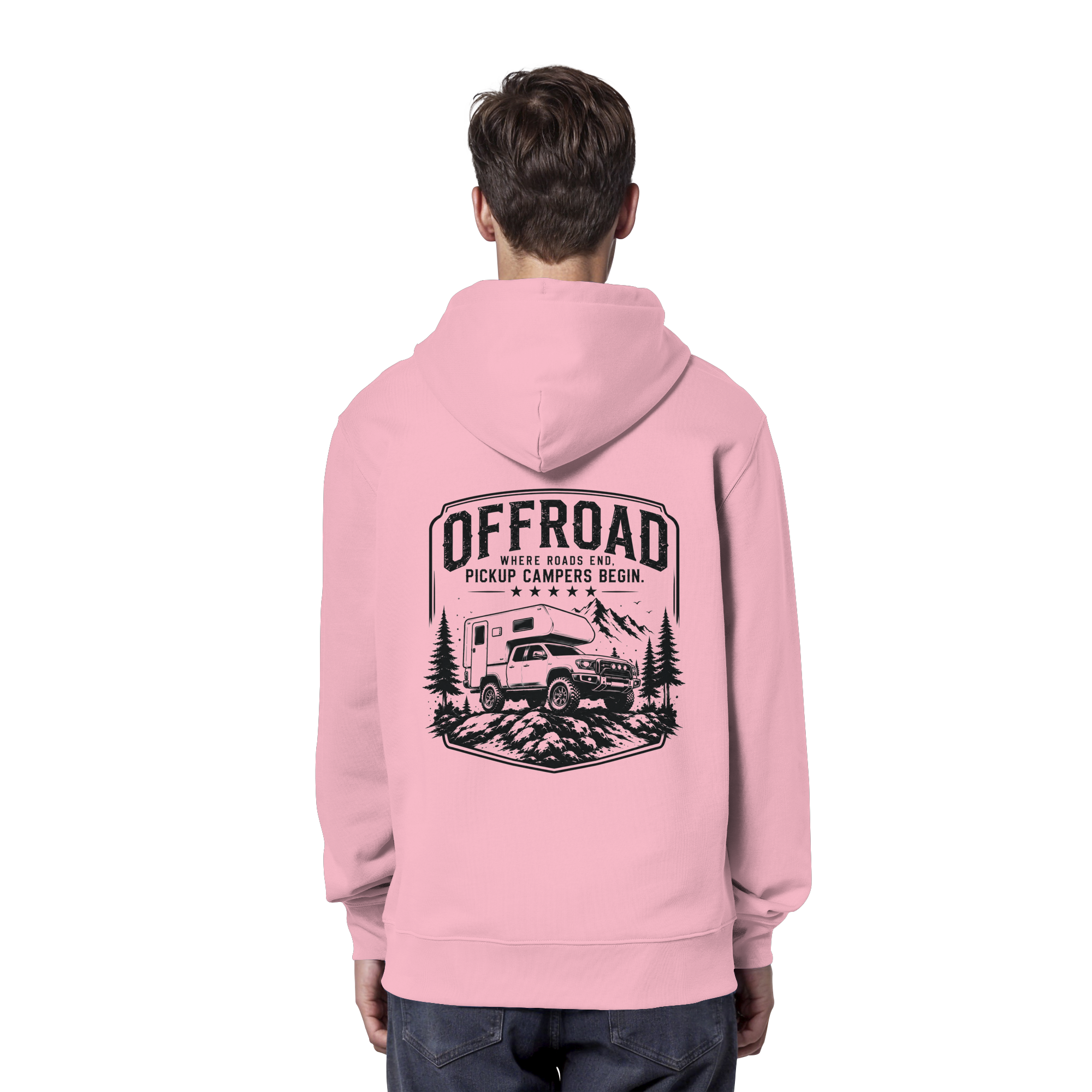 Offroad Camper Unisex Hoodie - Where Roads End