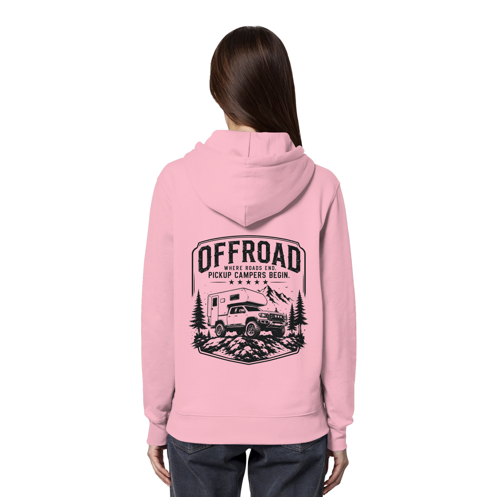 Offroad Camper Unisex Hoodie - Where Roads End