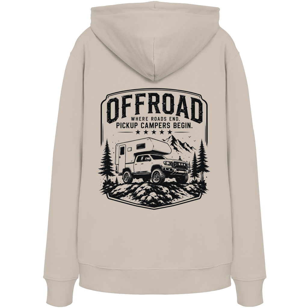 Offroad Camper Unisex Hoodie - Where Roads End